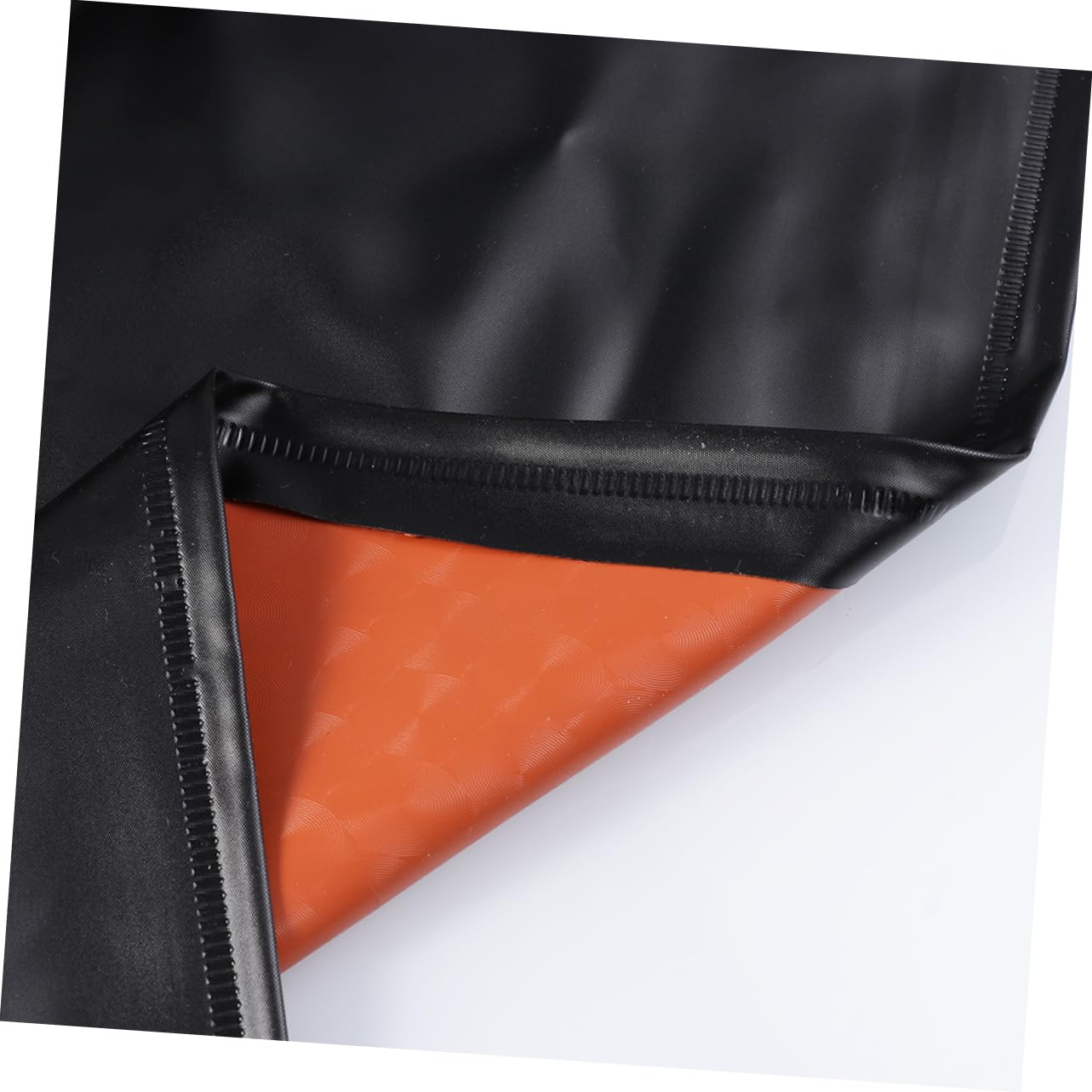 Delantal Industrial de 3 Piezas de Pvc Negro Resistente a Grasa