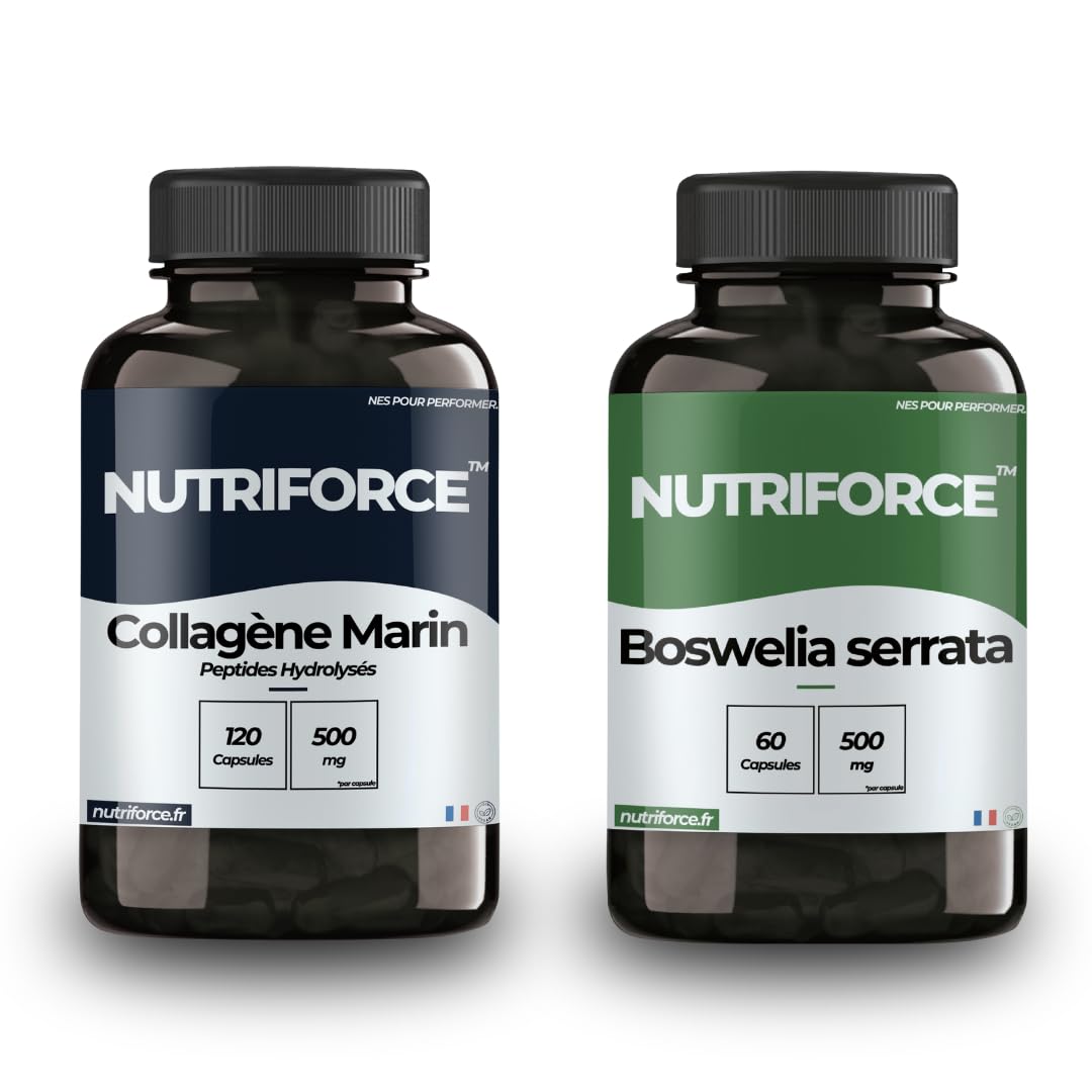 Pack Articulations – Collagène Marin + Boswellia Serrata – 180 Gélules – Mobilité et Confort Naturel