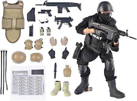 Treize Ans Plus Tard, GTA 5 Pourrait Être le Jeu de l'Année 2025 8 61+NdX1qIdS. AC SX450 12 Action Figures Toy 1:6 Stand Bendable Soldier Figure Model Toy ( SWAT )