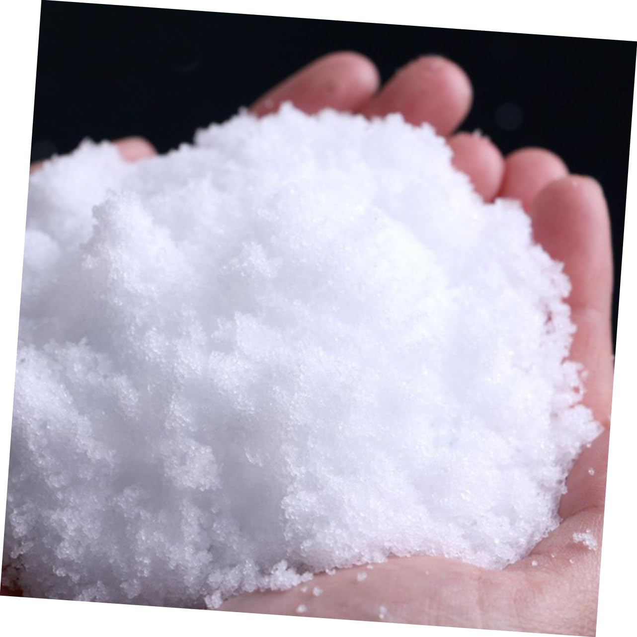 COOLHIYA 500g Fake Snow for Crafts Artificial Snow Decorations for Christmas Village and Holiday Decor Lightweight Powder for Christmas Tree and Village for Festive Touch