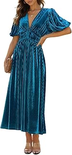 Women's Velvet Maxi Dress Formal Dresses for Wedding Guest Dress - Buy now