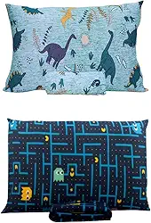 Kit Completo com 2 Jogos de Cama – Temas Dinossauro e Games | Ideal para Meninos