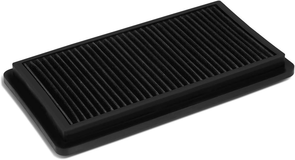 Auto Dynasty High Flow Engine Air Panel Filter Drop-in Reusable & Washable Compatible with 2000-2008 Mazda 6 / MPV (Red)