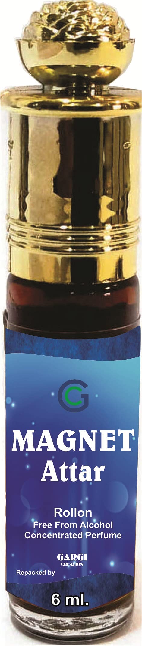 GARGI CREATION MAGNET ATTAR ROLL ON FLORAL FRAGNANCE PACK OF 6 ML.