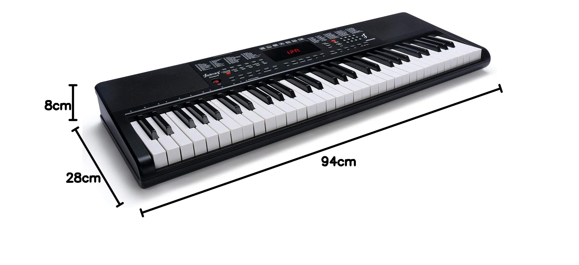 Juarez Octavé JRK660 61 Keys Portable Keyboard for Beginners 200 Rhythms, 200 Timbres, 40 Demo Songs, LED Display, USB Output, Teaching Mode, Mic, Adapter, Stickers, Sheet Stand — Amazon image 7