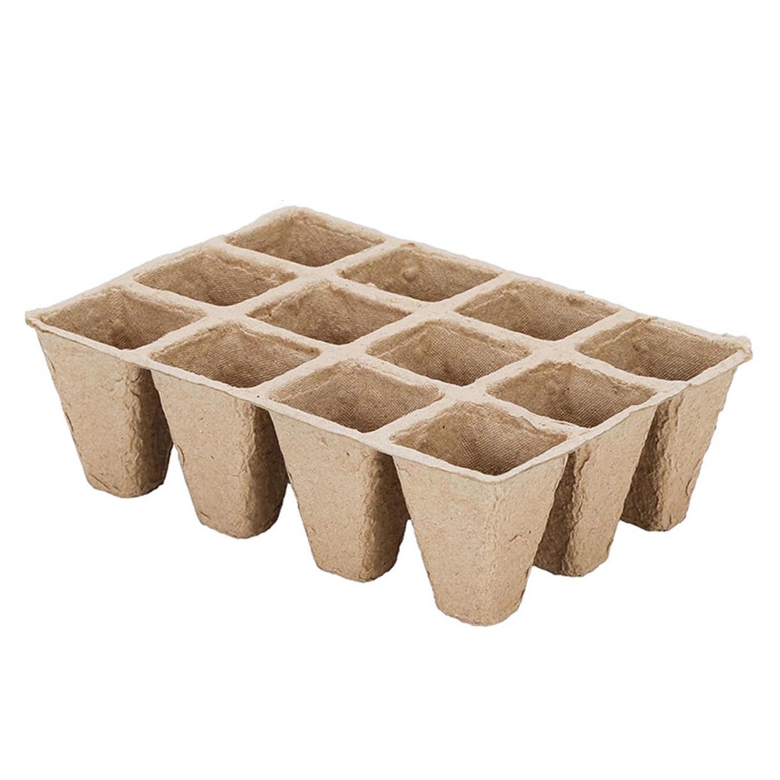Fxwtich B Seed Trays For Seedlings Iodegradable Starting Trays 10Pcs For Iodegradable Plant Pots Durable Construction Ideal For Seedlings Plant Propagation