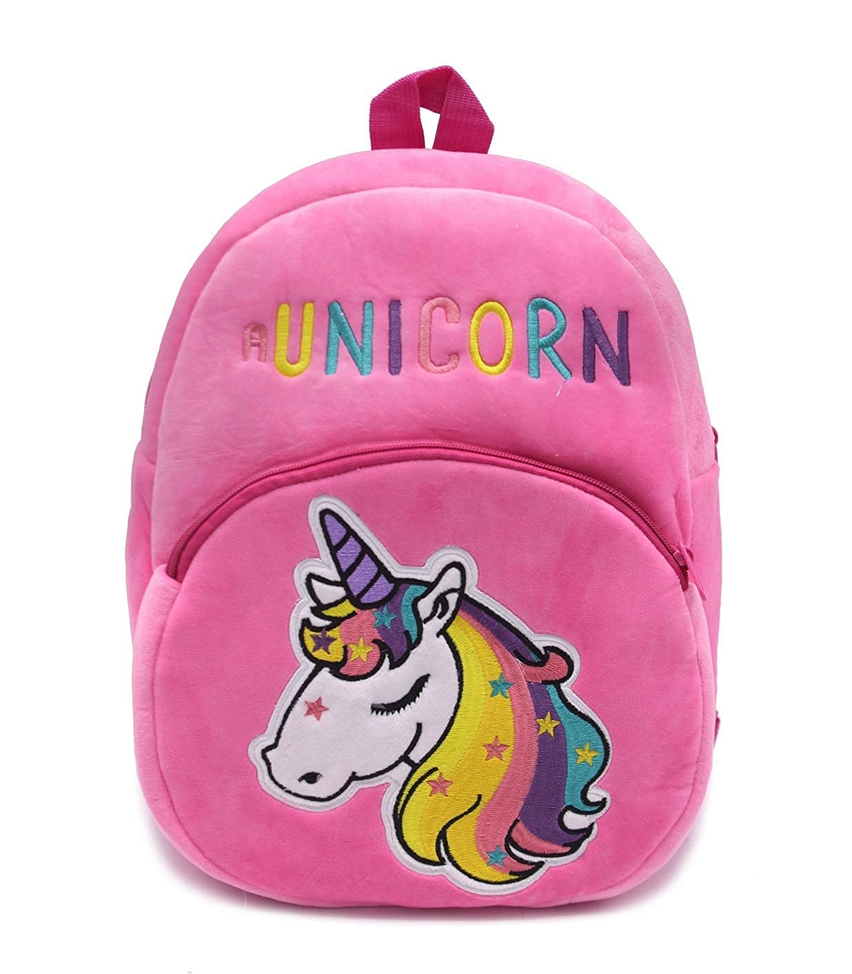 PROERA LABELKids School Bag Unicorn Design Cartoon Soft bag (Kids Cartoon Bag) (Age 2 to 7 Years) (Pink)