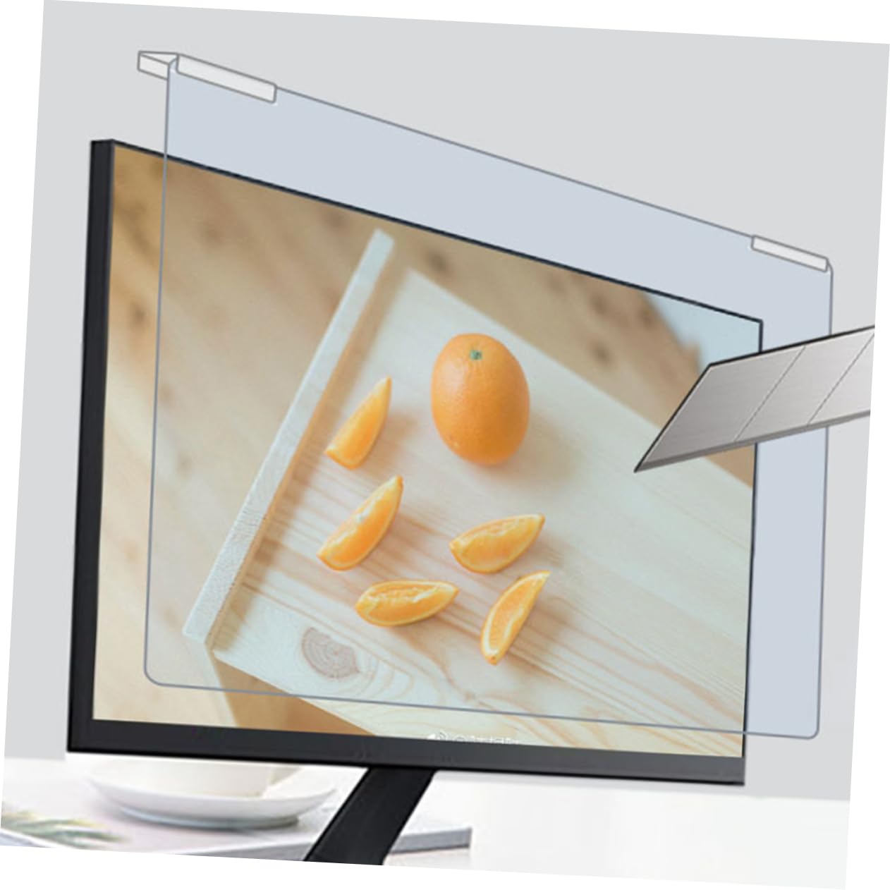 SHINEOFI Pellicola Protettiva Schermo Lcd Trasparente Anti Luce Blu | Tv Lcd e Notebook, Tecnologia Nano-ottica Tensen Giapponese, Antigraffio e Installazione Facile