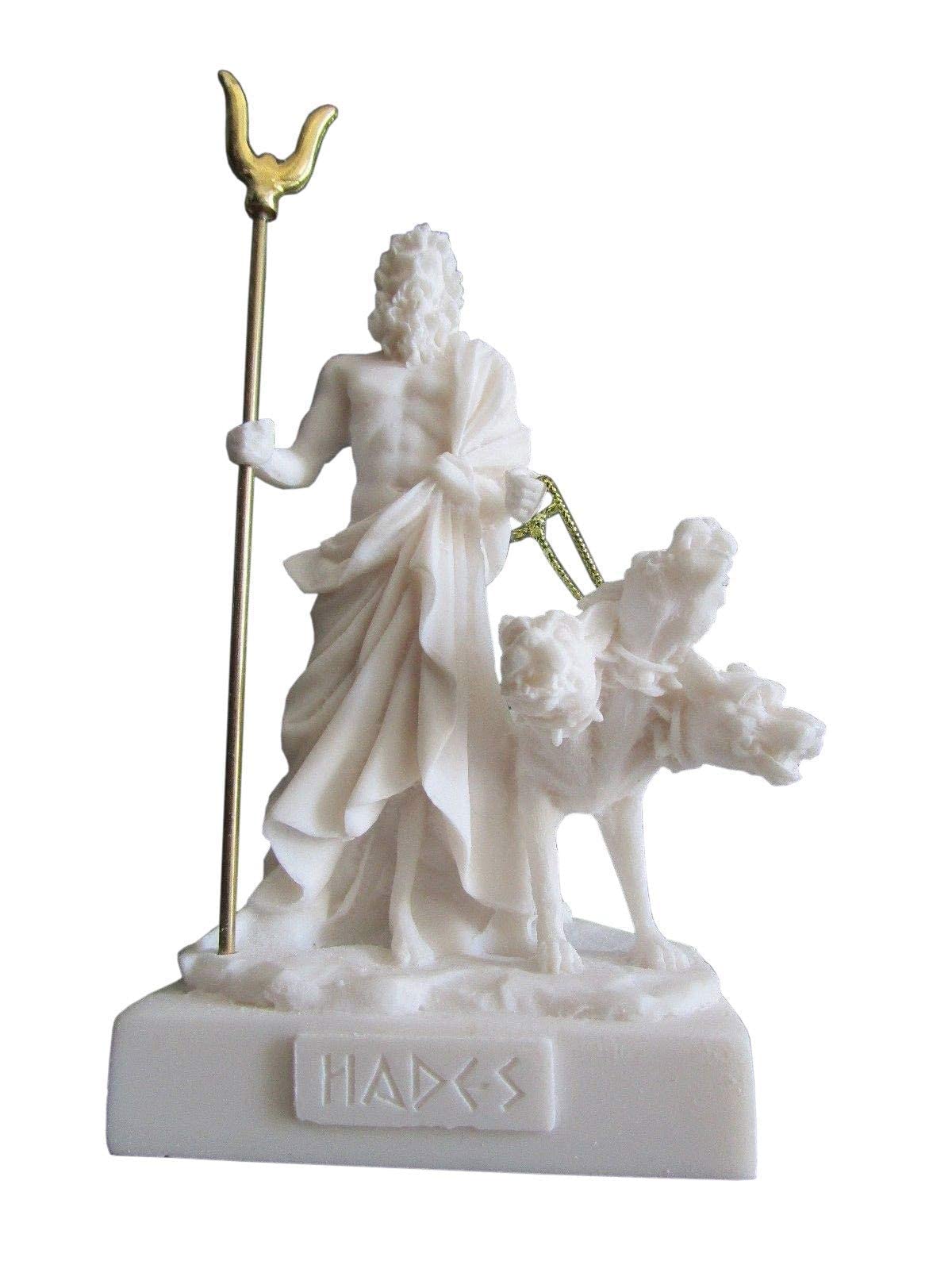 FWEOOFN Hades Statue of Hades, Ancient Greek Art Sculpture Model Greek God Hell God Stone Craft Collection Decoration