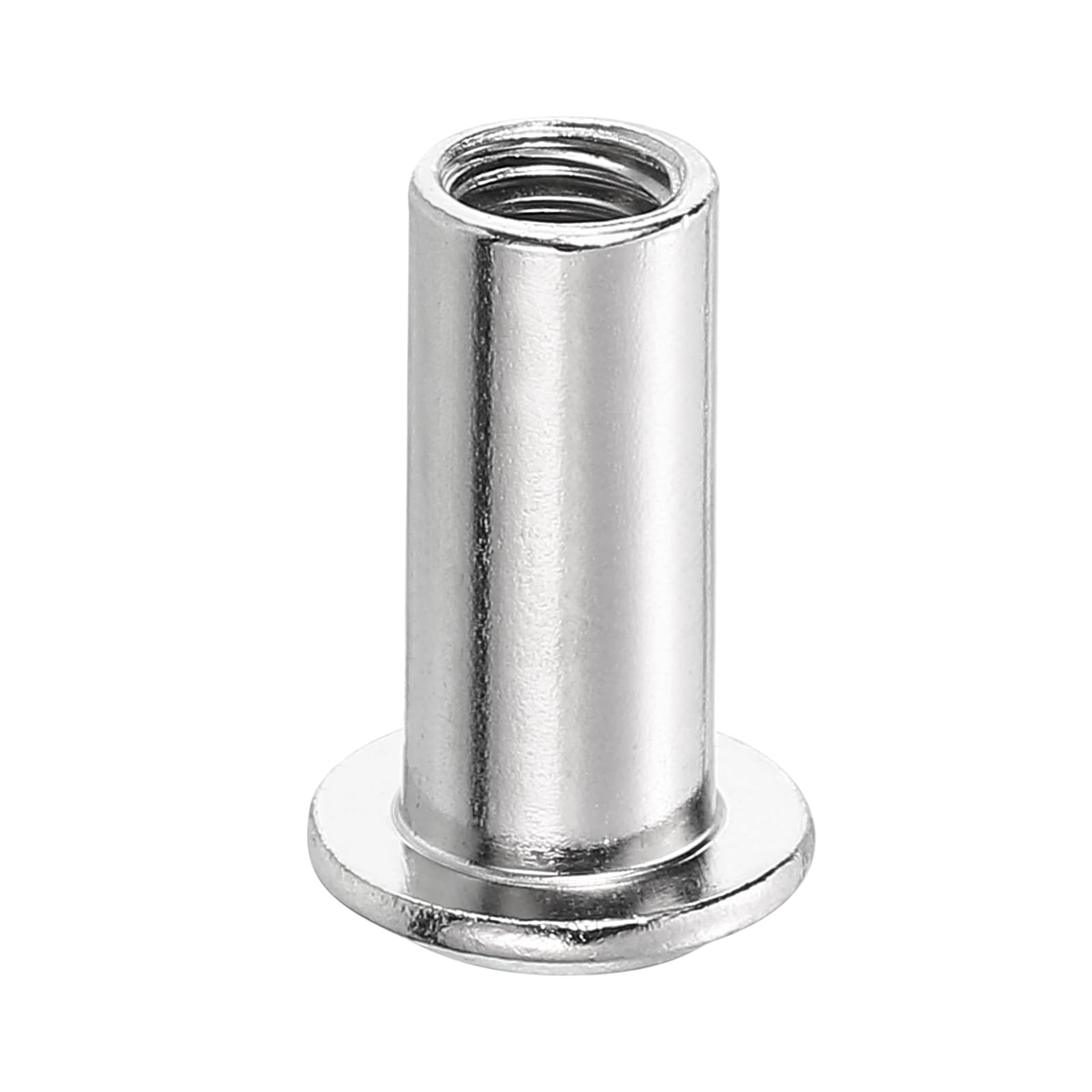 sourcing map M6x18mm Hex Socket Head Insert Nut Screw Post Sleeve Nut for Furniture 10pcs