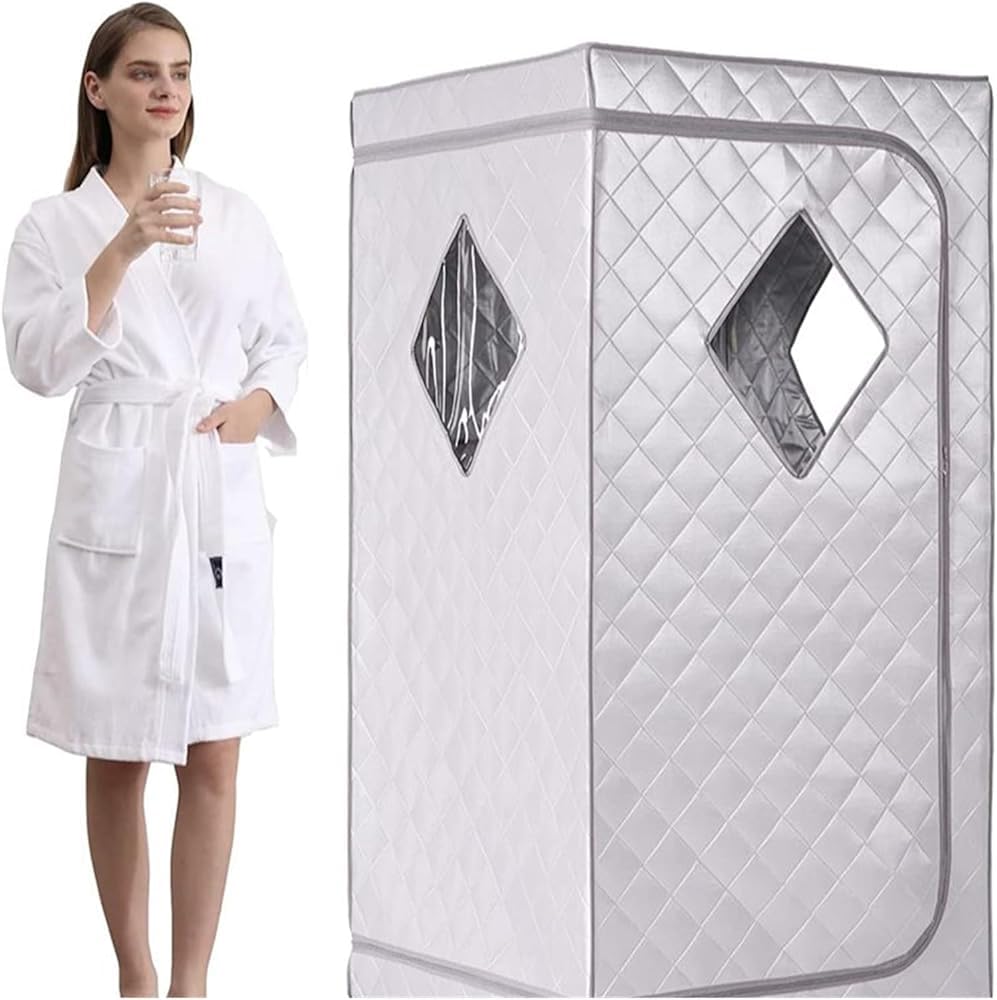 Sauna de calentamiento rápido para el hogar, sauna infrarroja portátil, sauna personal para el hogar con silla portátil, tienda de campaña de spa para terapia de desintoxicación, elimina la fatiga,