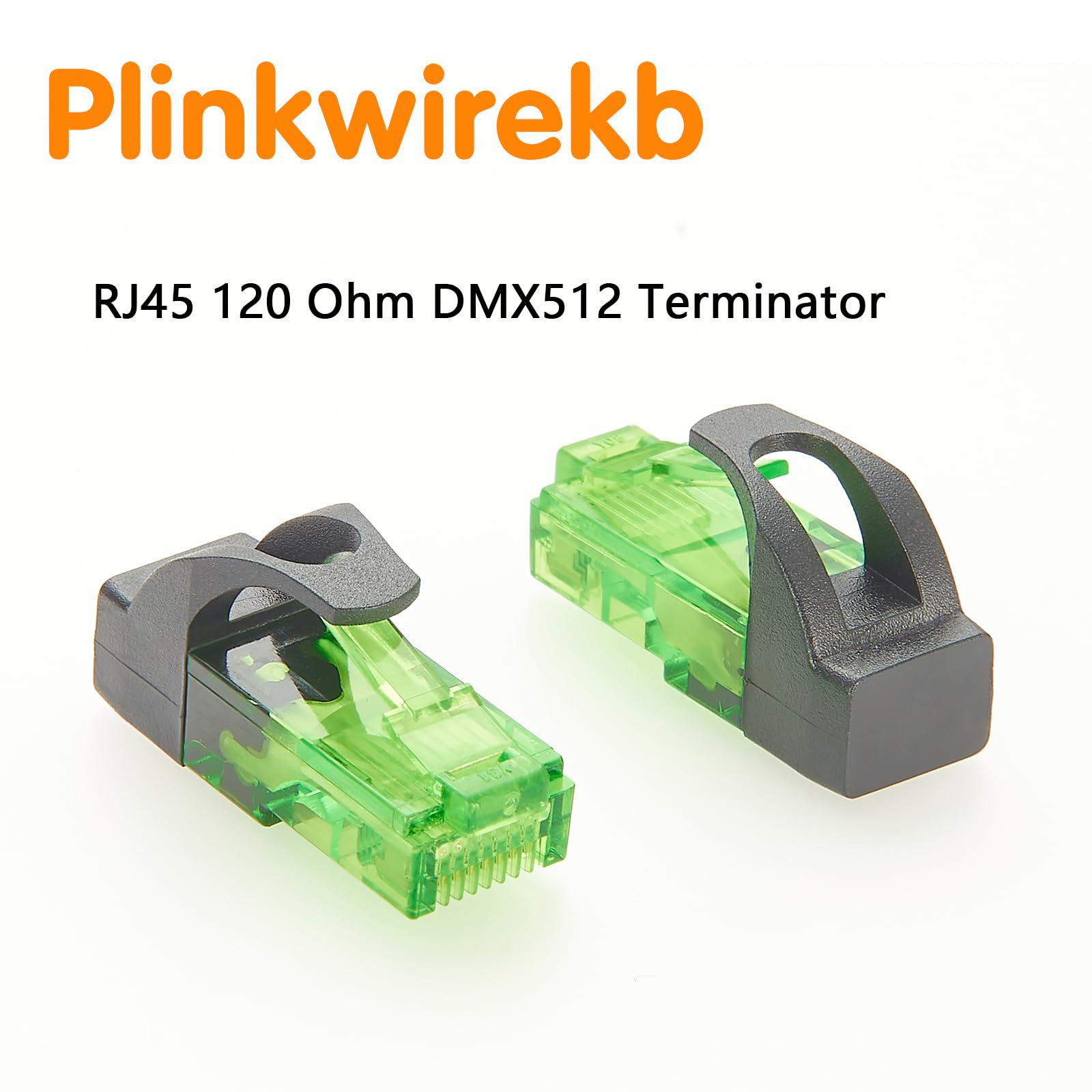 CPOINT RJ45 120 Ohm DMX512 Terminator 1 Universo RJ45-DMXTERM-120 RJ45 8P8C Resistencia de terminación de fin de línea para estabilidad de señal DMX
