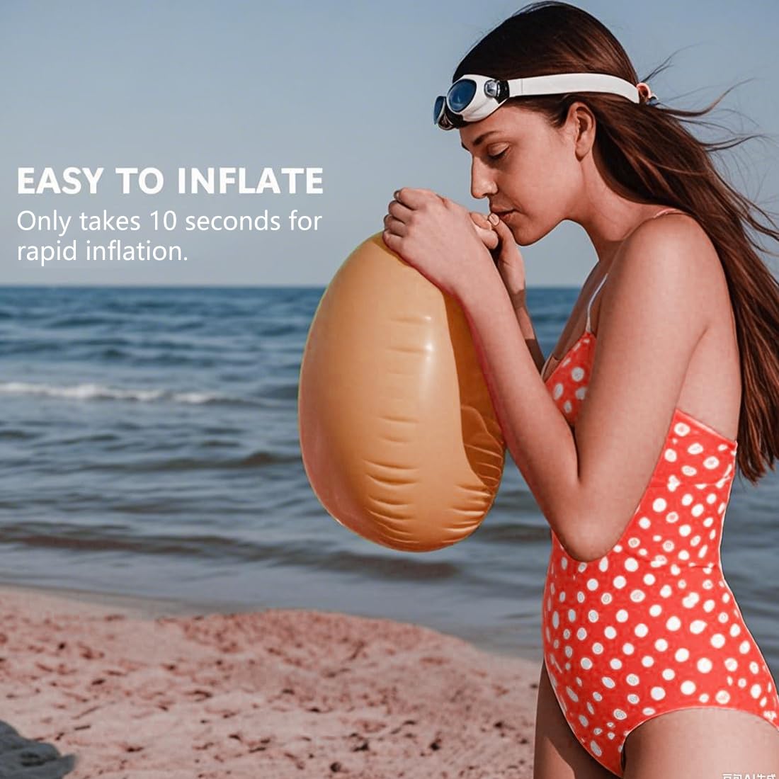 IKOPFLN Boa da Nuoto 15L con Sacca Impermeabile – 2 in 1 Galleggiante con Cintura Regolabile – Ideale per Nuoto in Acque Libere, Triathlon, Kayak, Surf e Snorkeling