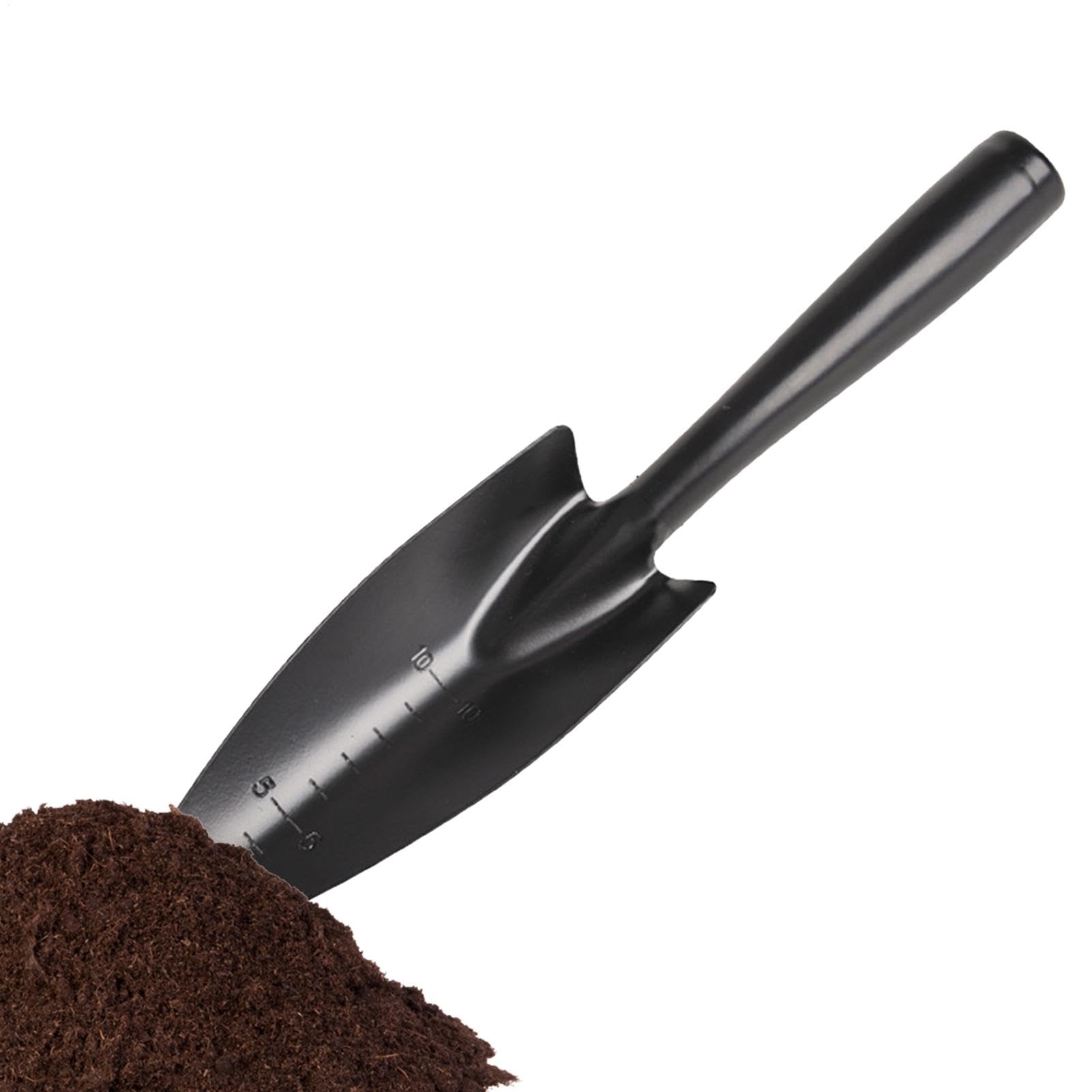 Giardino Shovel, Heavy-Duty Sand Beach Shovel, Metal Garden Spade Trowel, Ergonomic Hand Spade for Digging and Planting, Sturdy Small Gardening Tool for Outdoor Use