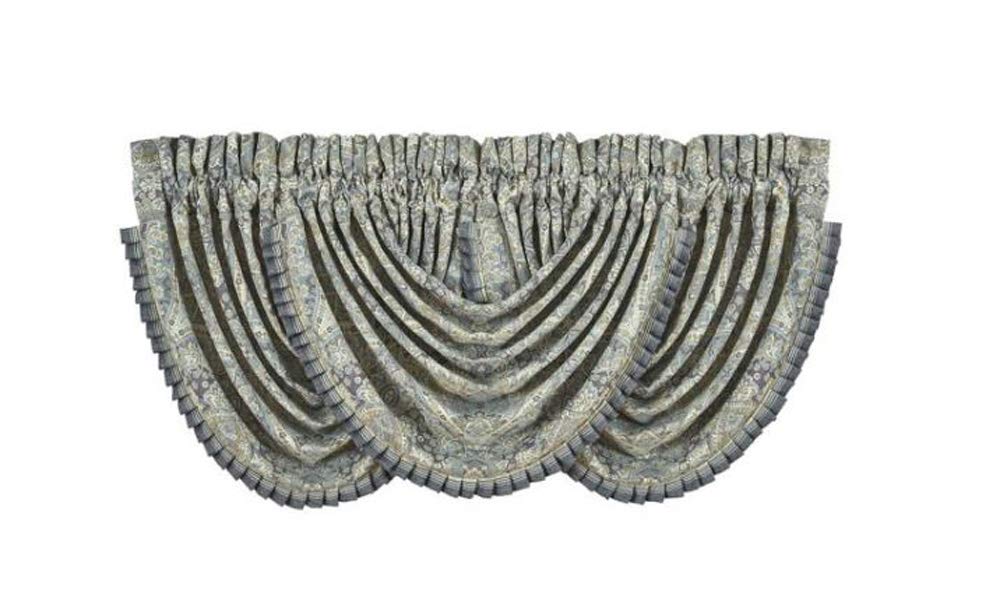 J. Queen New York Miranda Spa Valance - Waterfall Swag