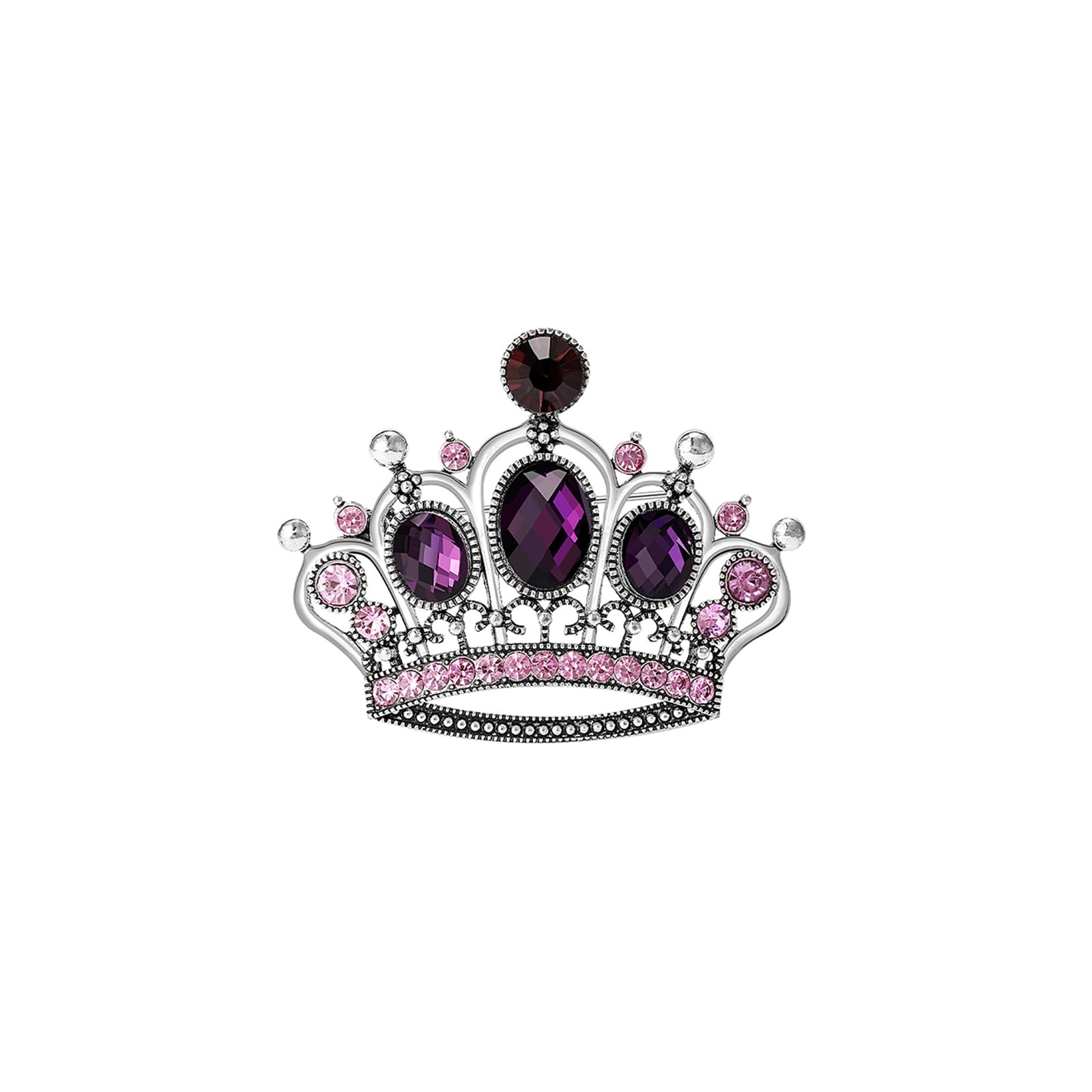Broche elegante de cristal con brillantes para mujer, broche para boda, fiesta, accesorios de vestimenta