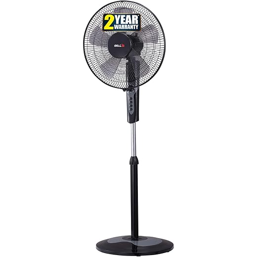 IBELL CHROME10 5 Leaf Pedestal Fan with Timer High Speed mo