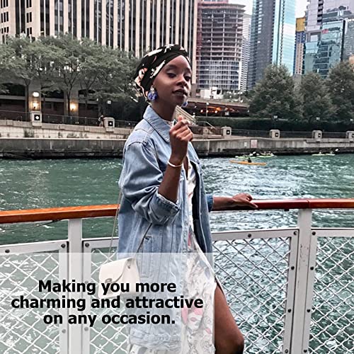 Image of DRESHOW African Women Turban Caps Beanie Twist Headscarf Pre-Tied Twisted Braid Headwraps for Women Chemo Cancer Cap