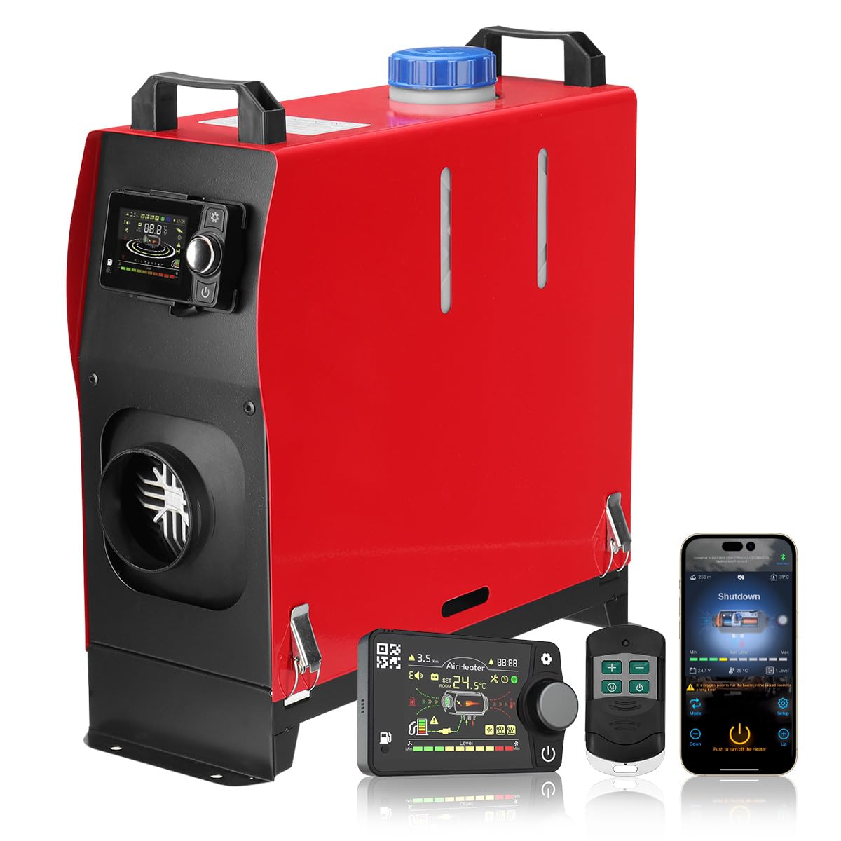 Sunster 8KW Standheizung Diesel, Bluetooth APP All-in-One Heizung Fernbedienung