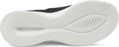 Skechers Women's Hands Free Slip Ins Ultra Flex 3.0 Smooth Step, Black, 7.5 Wide