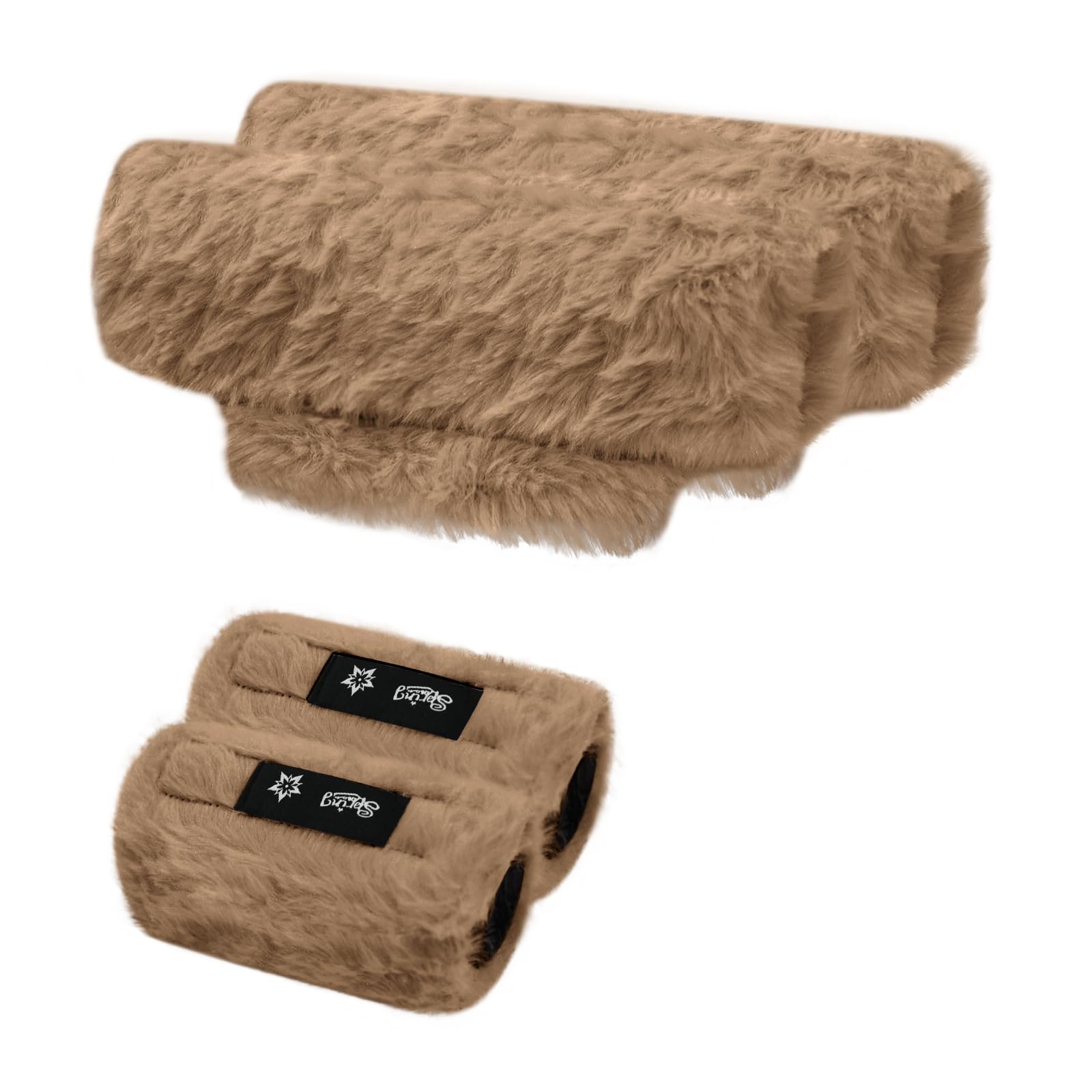 SPRING SEAON Crutches Padding Fuzzy Crutch Pads for Armpits and Hand Grips