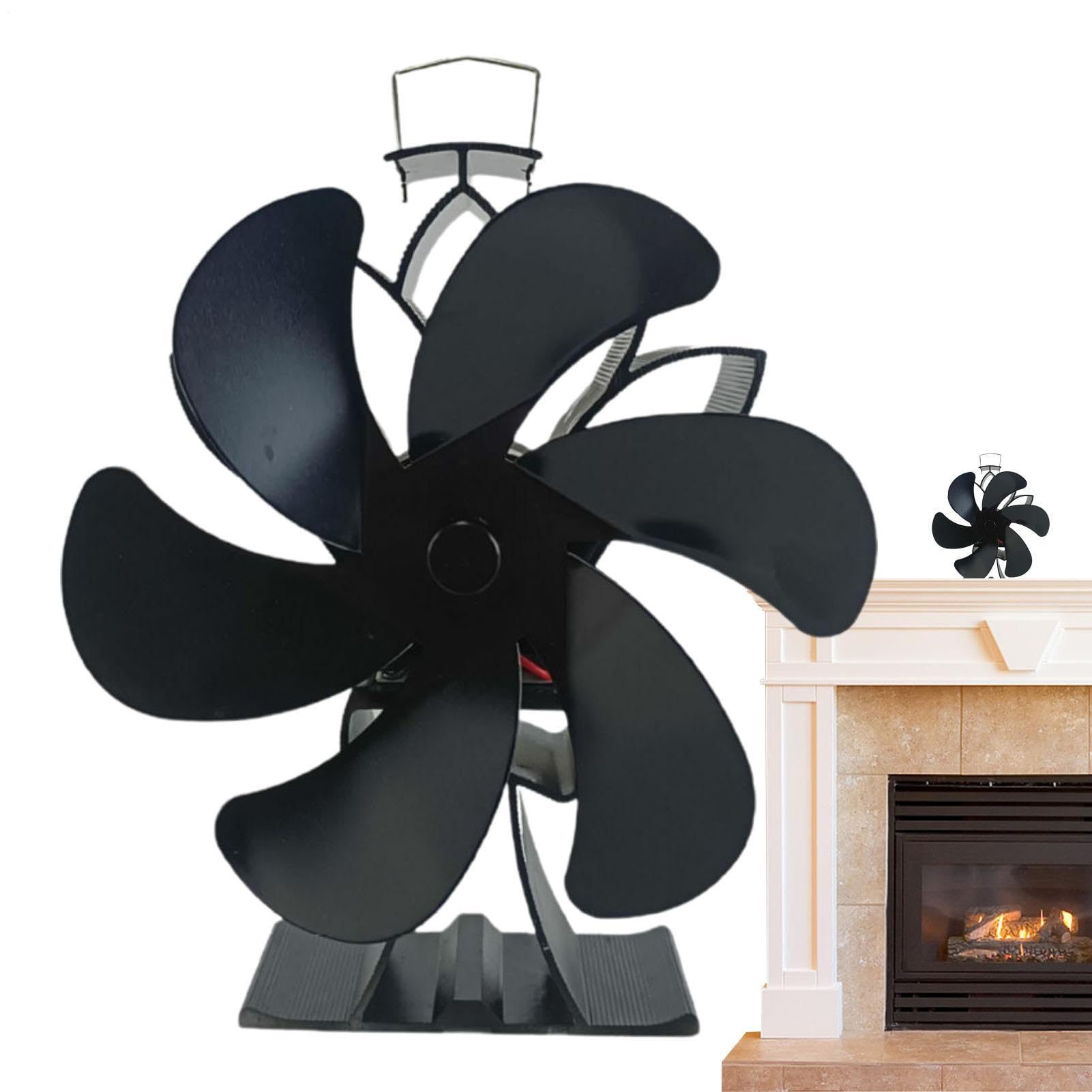 Ventilateur de poêle à bois pour éliminer les zones froides de la maison