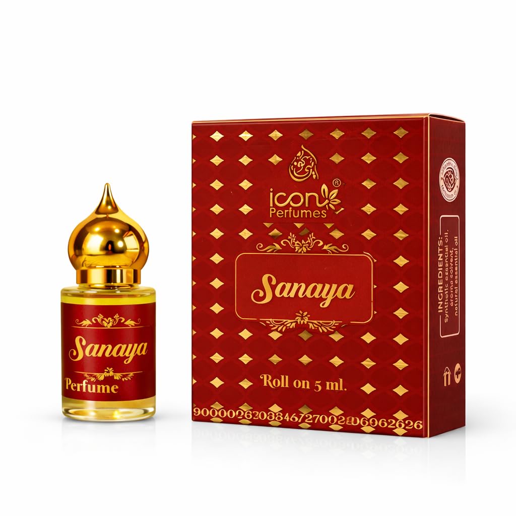 Sanaya Attar Perfume Oil 5ml Roll On | Long Lasting Alcohol-Free Sweet & Floral Fragrance | Unisex Perfume for Men & Women | Travel Size Pocket Attar-image-20