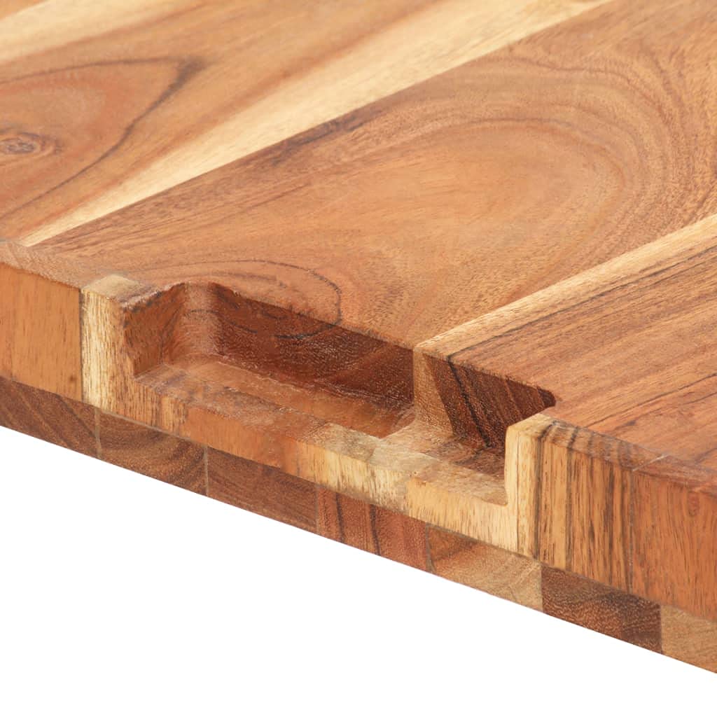 Generico Tagliere 60x40x4 cm in Legno Massello di Acacia,Cucina e Pranzo,Strumenti e Utensili Cucina,Taglieri-286570