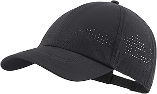 Home Prefer Mens Womens UPF50+ Sun Hat Athletic Adjustable Baseball Cap Quick Dry UV Protection Workout Running Golf Hat