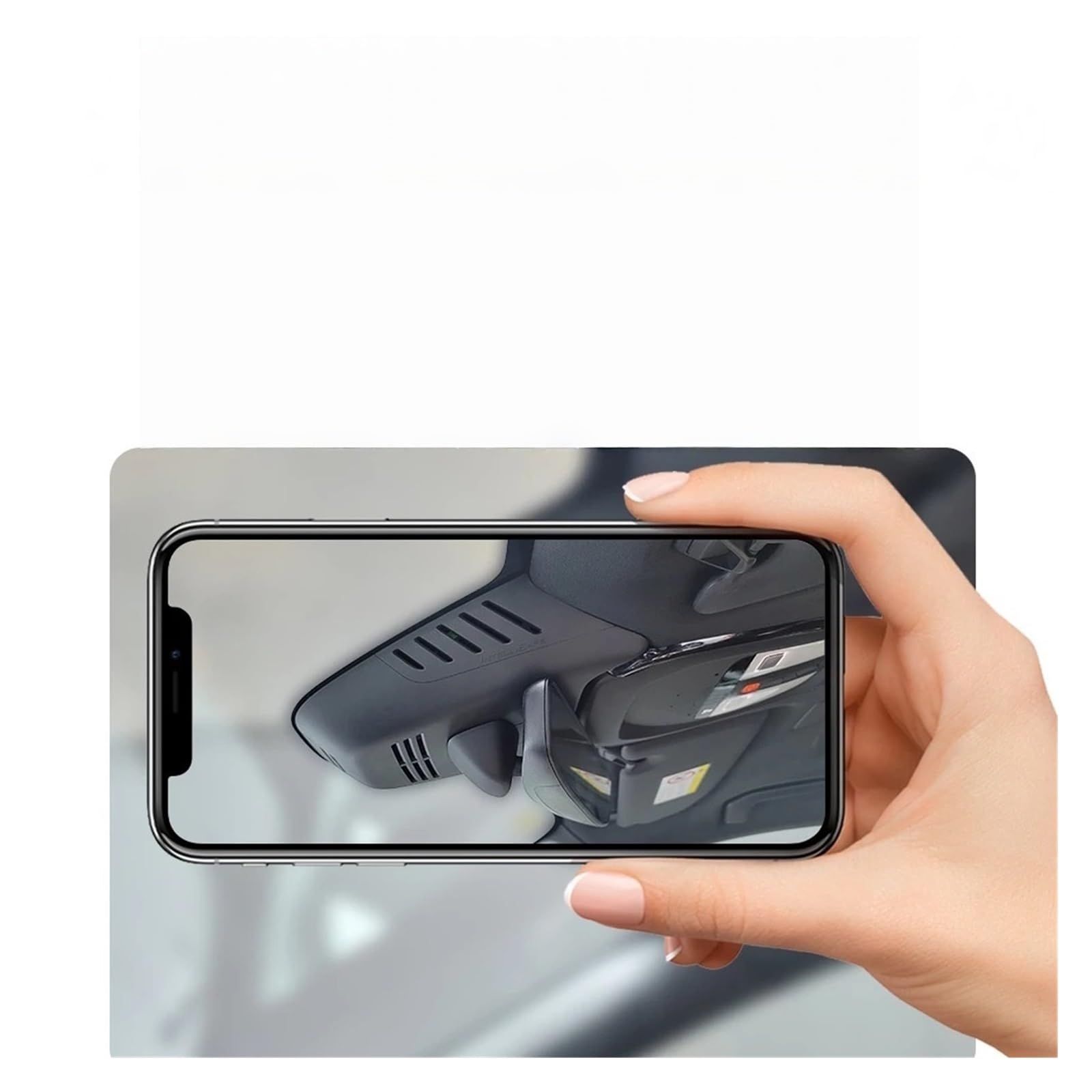 Cámara Dual para automóvil HD de 1080p, cámara para Tablero Delantera y Trasera 4K para cámara de salpicadero para BMW E chasis E60 E61 E65 E66 E70 E72 E83 E84 E88 E92 E93(HD2-6003,4K Front CAM 64GB)
