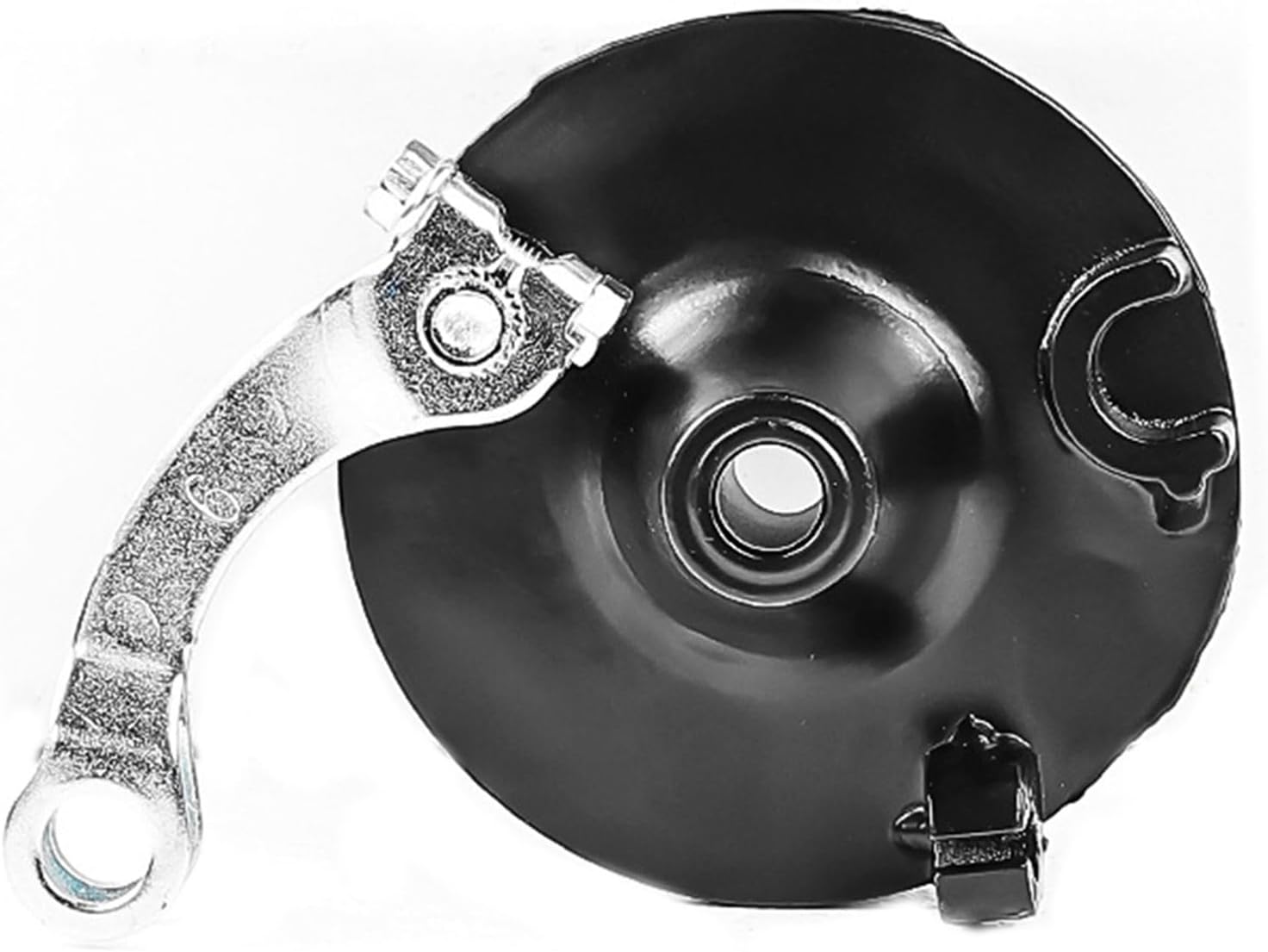 Efficiency Drum Brake Assembly for Electric Bikes with Brake Shoes Metal Construction Enhanced Motorcycle Braking Components