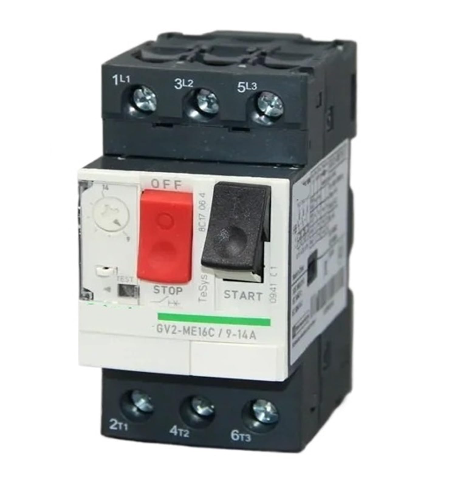 CLBSWYEJK Motor Circuit Breaker Switch Button GV2-ME01C/02C/03C/04C/05C/06C/07C/08C/10C/14C/16C/20C/21C/22C/32C GV2ME 0.1A-32A(GV2ME01C 0.1-0.16A)