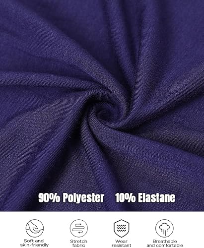 Miniatura 7 de CHICME Vestido de dormir modal con ribete de encaje y abertura lateral para mujer, ropa de descanso, lindos vestidos de noche para mujer