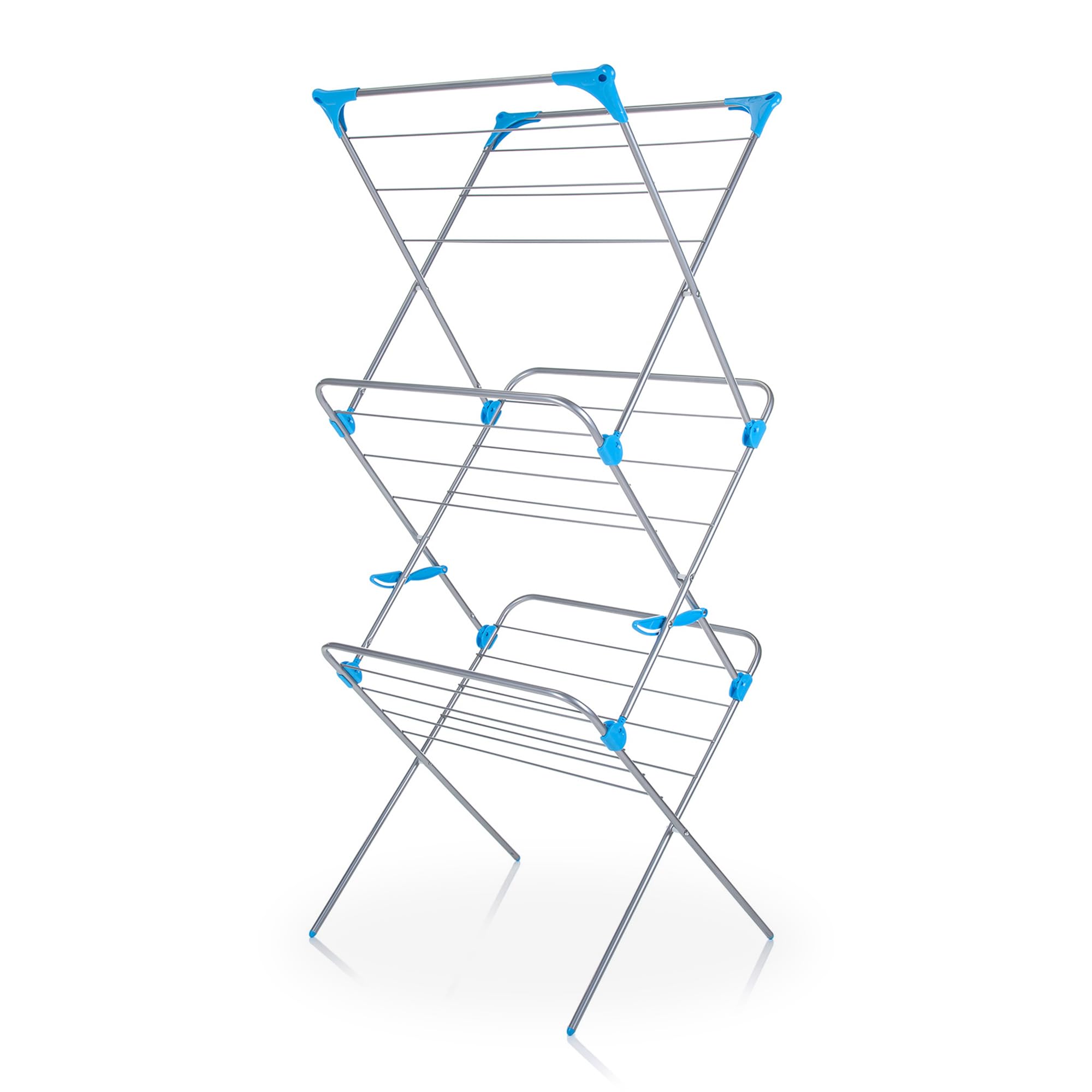 Minky 3 Tier Indoor Airer with Drying Space, Metal, Silver, 15 m