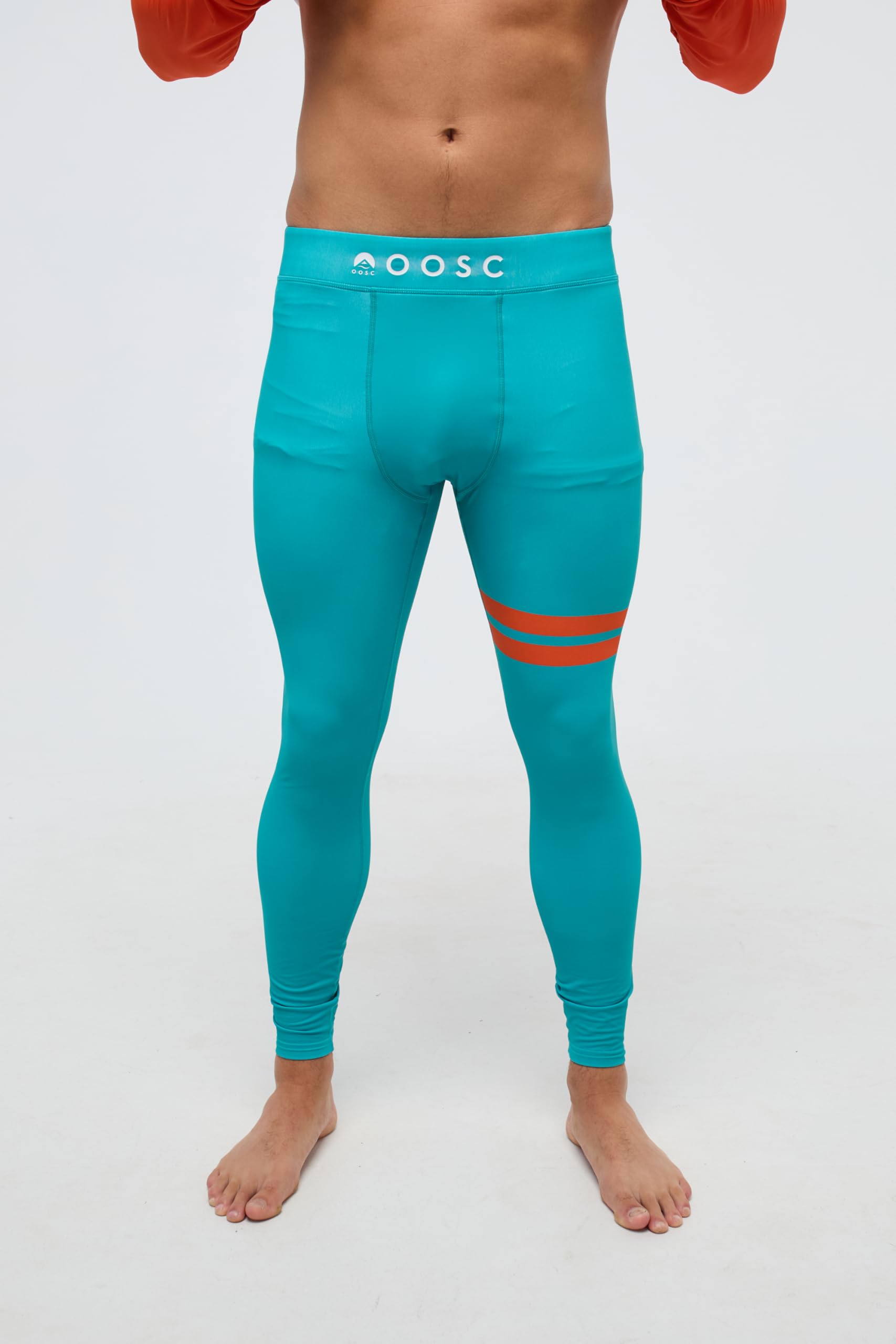 OOSC Mens Miami Dolphins - X NFL Baselayer Pants, Orange, XS EU