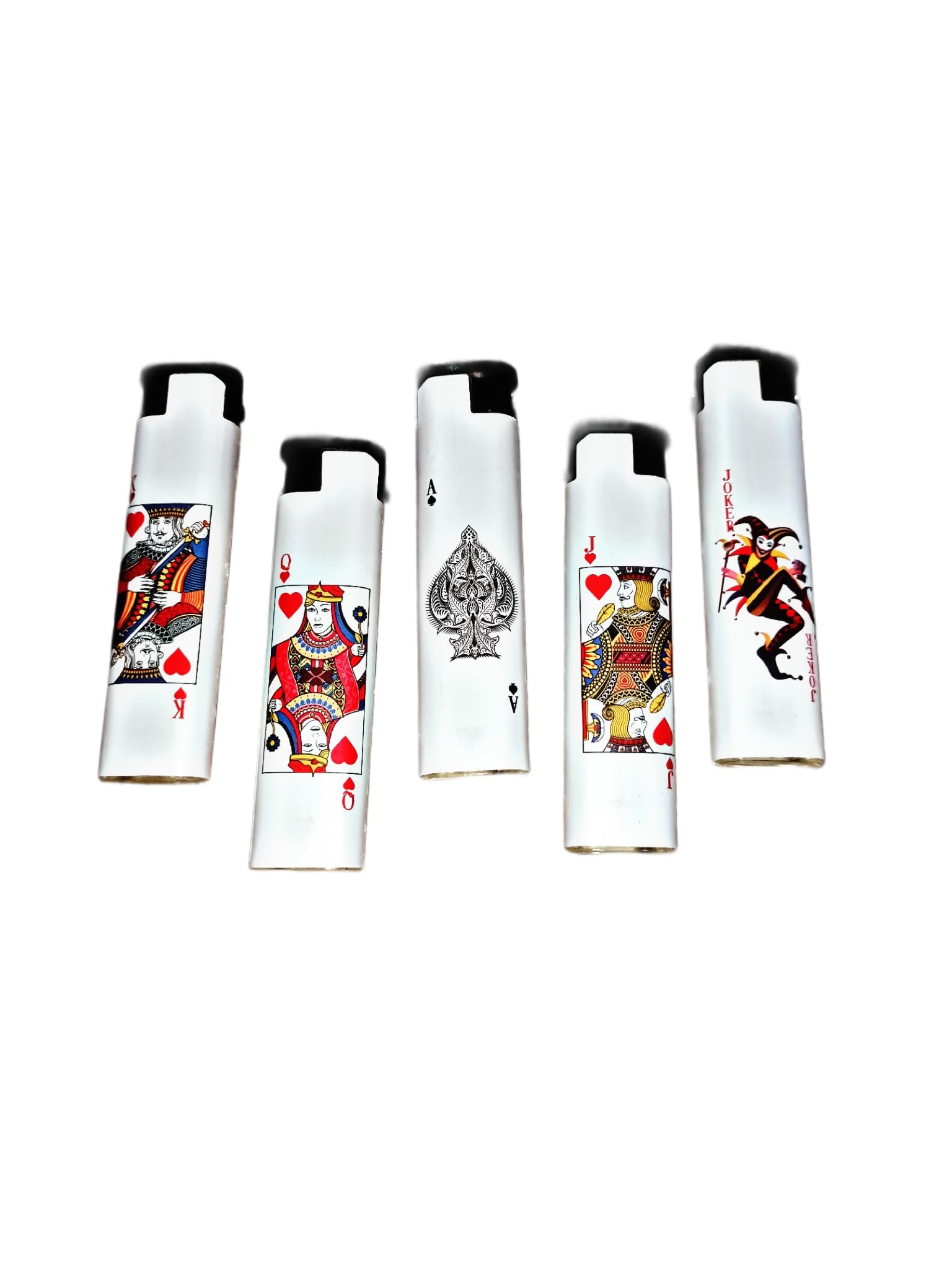 A.K.Traders Plastic Windproof Gas Cigarette Lighter Jet Flame Lighter - Pack of 5