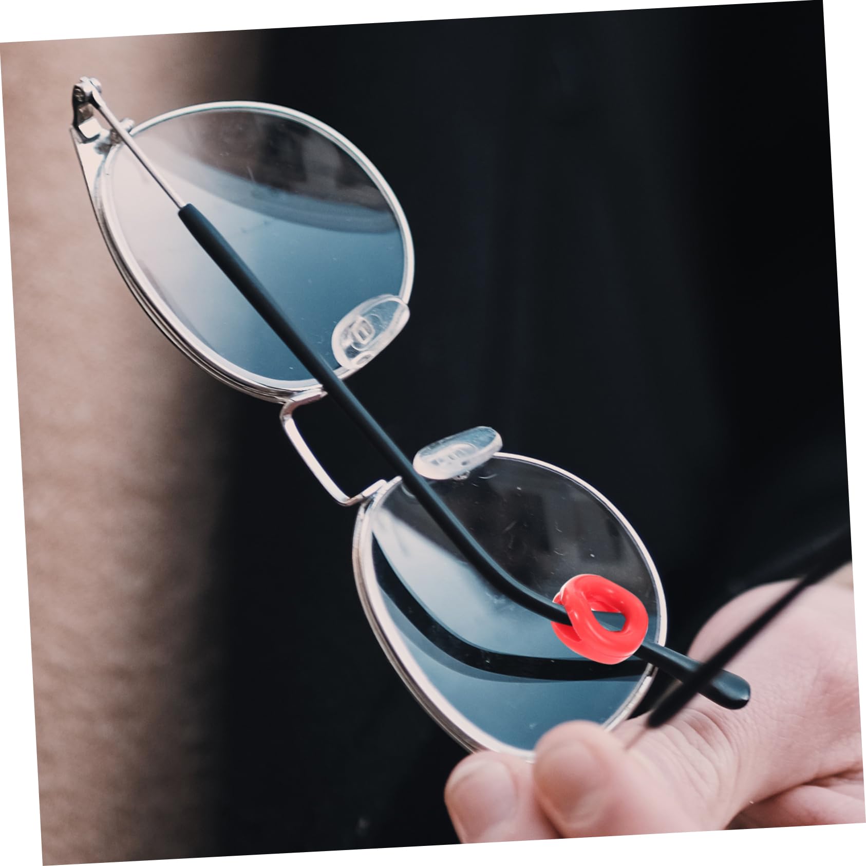 Didiseaon 8 Pairs Eyeglass Anti-Slip Accessories Drinking Glasses Sunglass Retainer Glasses Ear Cushion Glasses Rack Glasses Clip Anti-Skid Glasses Retainers