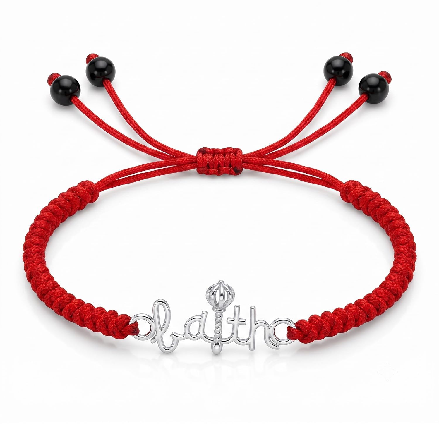 925 Sterling Silver Spiritual Rakhi Bracelet for Men | Adjustable Chain & Cord Rakhi Collection | Raksha Bandhan Gift for Brother | Devotional Rakhi with Premium Gift Box-image-10