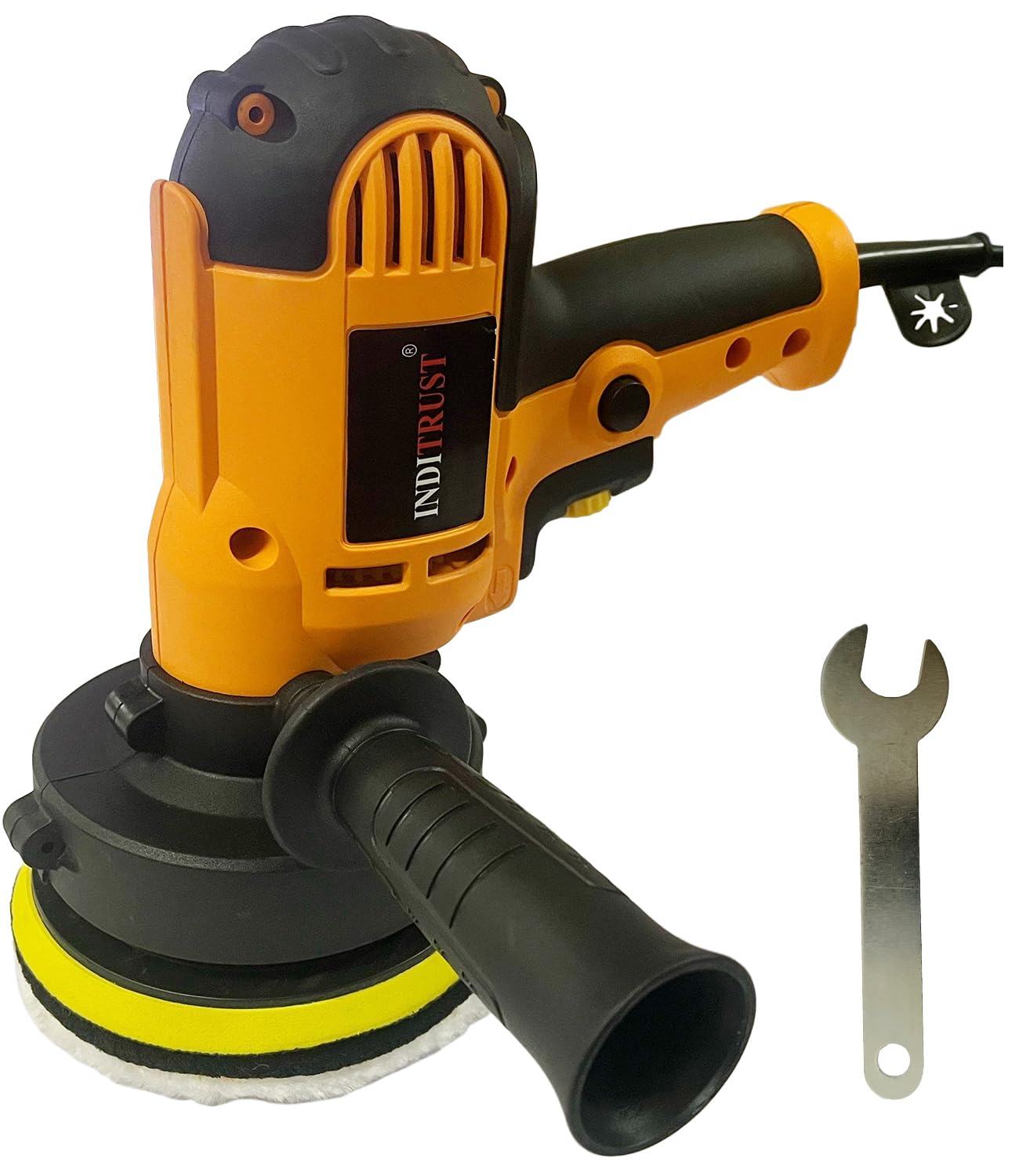 Inditrust 700W Electric Car Polisher & Buffer Machine –Variable Speed, Dual-Action Orbital Sander for Car, Bike, and Furniture Detailing (600–3700 RPM) with 6 Months Warranty-image-15
