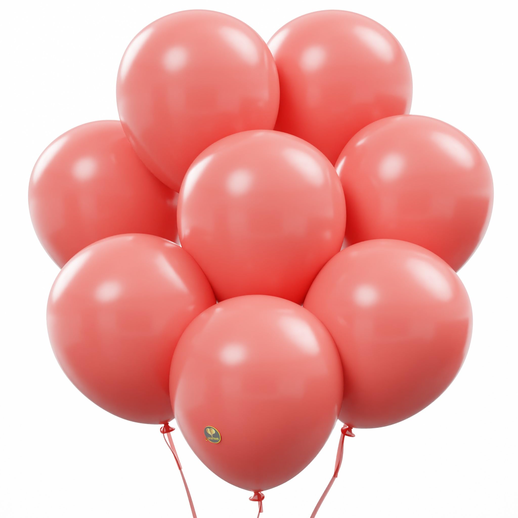 AFTERLOON® Biodegradable Balloons 24 pcs Decoral Pink 12 Inch, Natural Rubber Latex Plastic-Free Alternative Matte Color Durable Thickened Extra Strong Helium Float, ballon baloon Globos Decor De