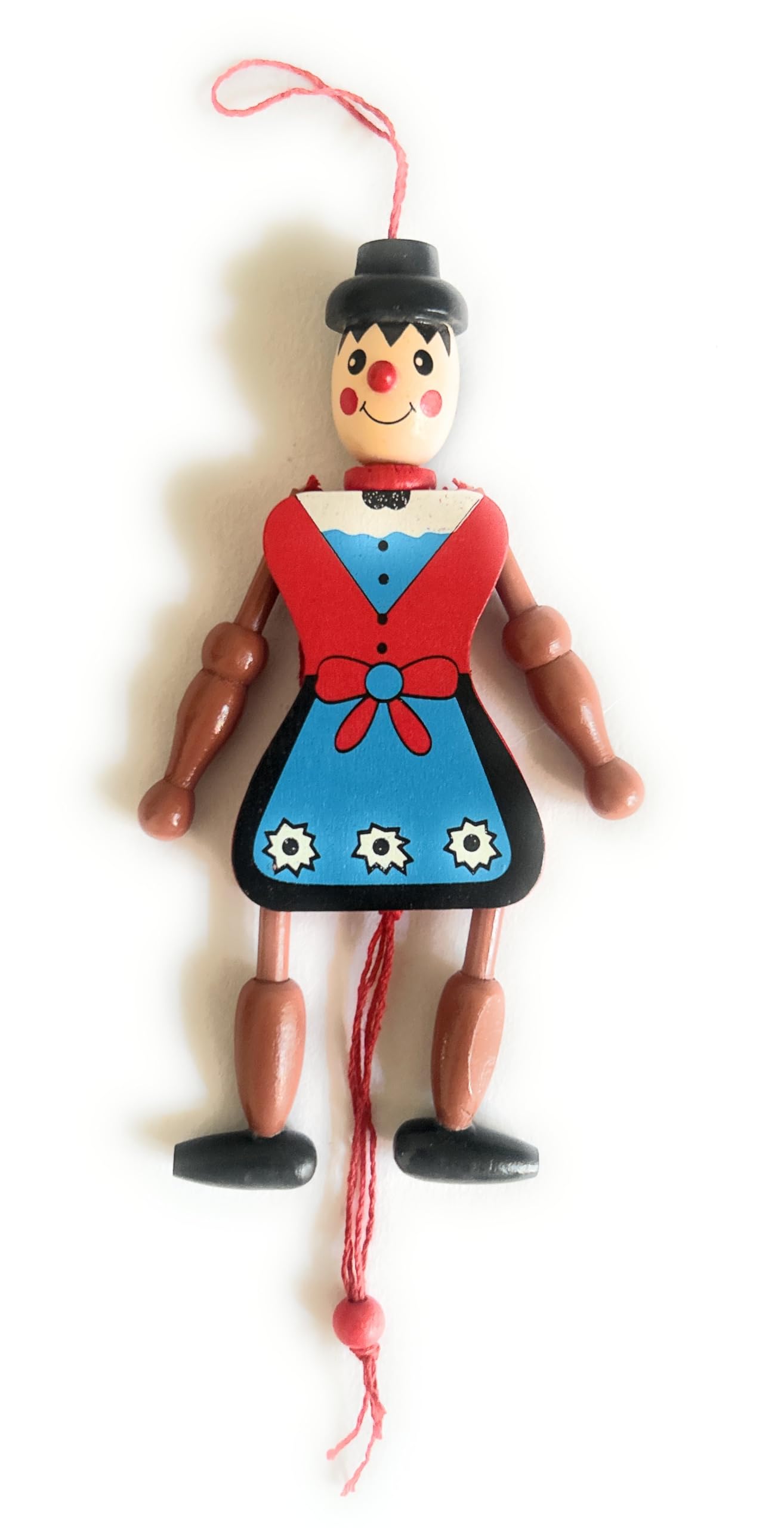 Crafts India® Handcrafted Wooden Multicolor Wooden Joker Toy Or Pulling Joker Puppet Toy for Fun Play Home, Decor Wall Hanging Handicraft Item - 18cms (B0CNNLN3DC) Amazon Price History, Amazon Price Tracker