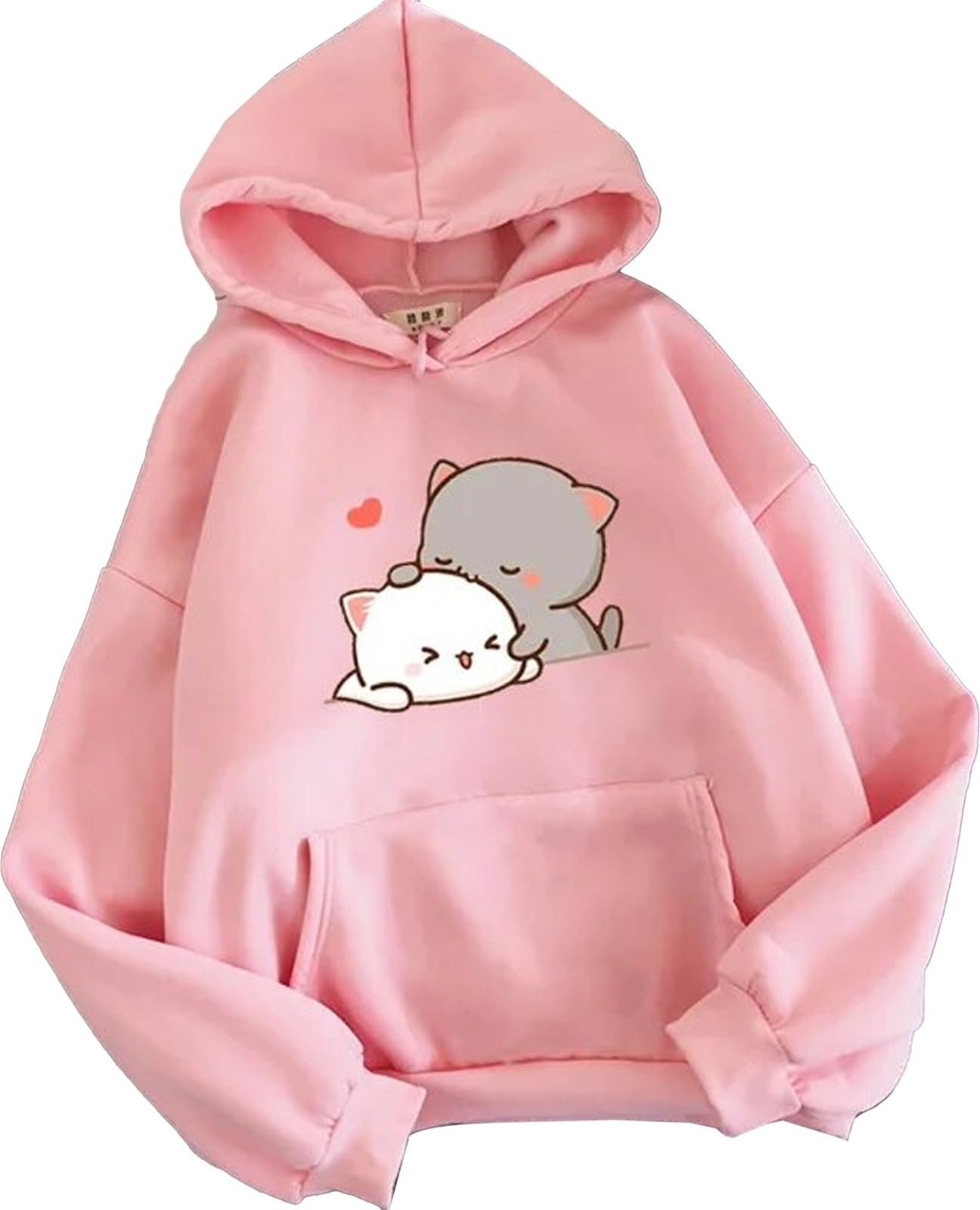 2 pc collection Long Sleeve Fleece Hoodie Sweater Pullover Hoodie for Women-picture-11