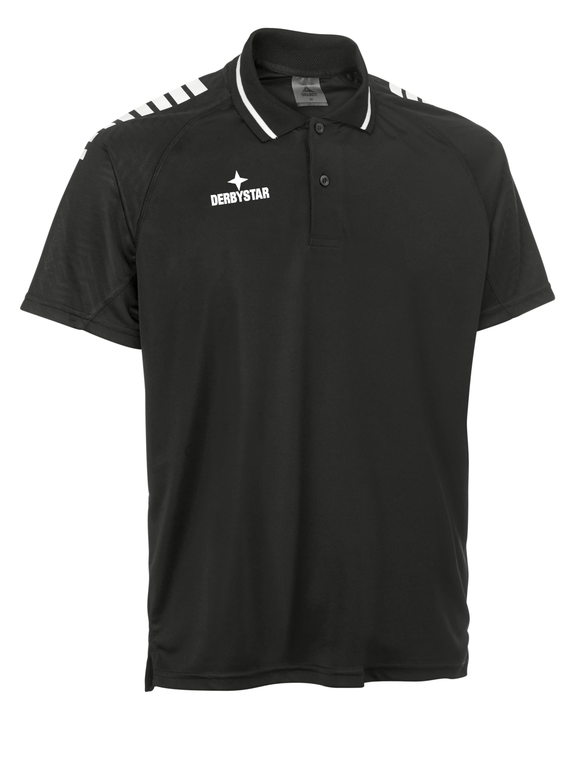 Derbystar Unisex Primo Polo Shirt V24 Polo Shirt Black White