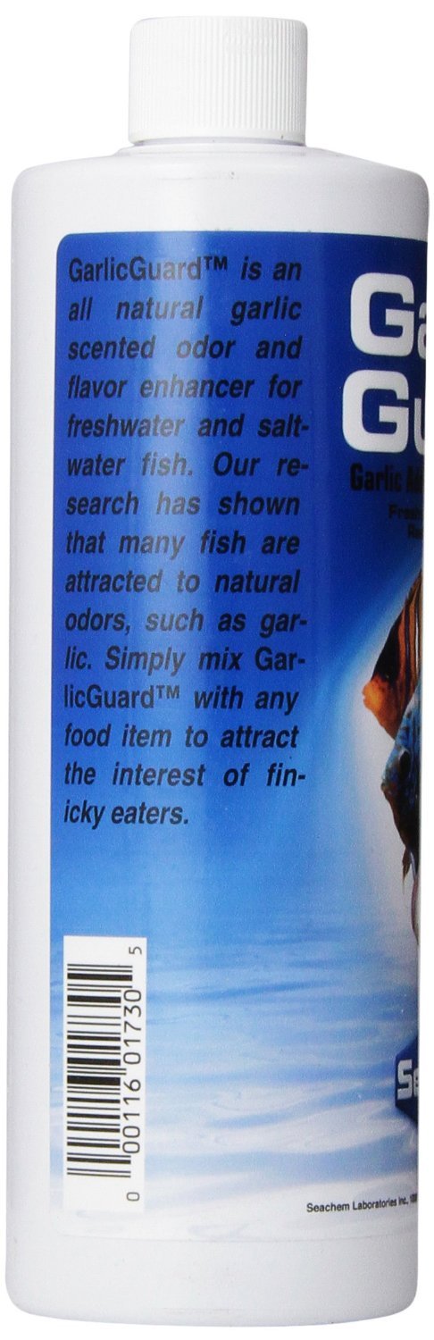 Garlic Guard Additive Flavor Enhancer for Finicky Eaters Freshwater and Marine, 17 Ounce (3 Pack)