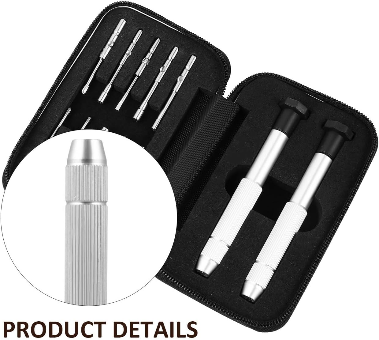 Eyeglass Screwdriver Kit 12pcs Precision Mini Screwdrivers Repair Tool Set for Glasses Sunglasses Rimless Frame Maintenance