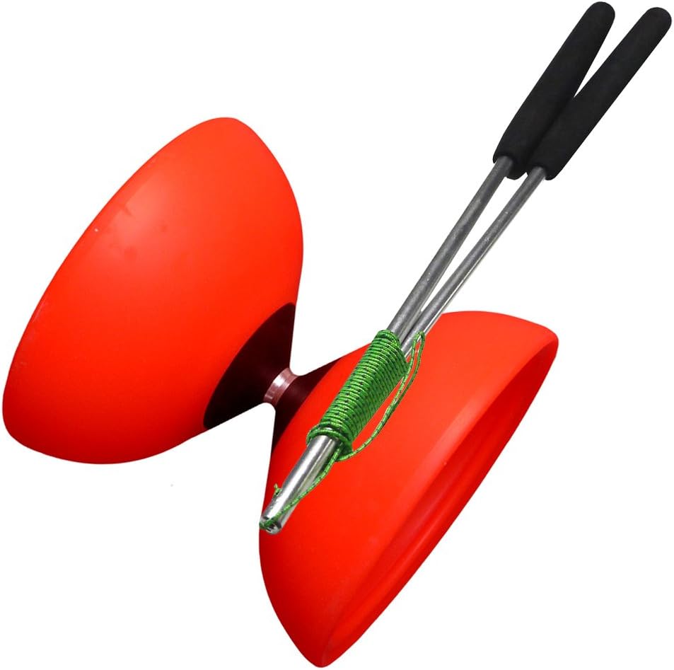 Mr Babache Diabolos Finesse G4 + Aluminium Diabolo Sticks & String (Red)