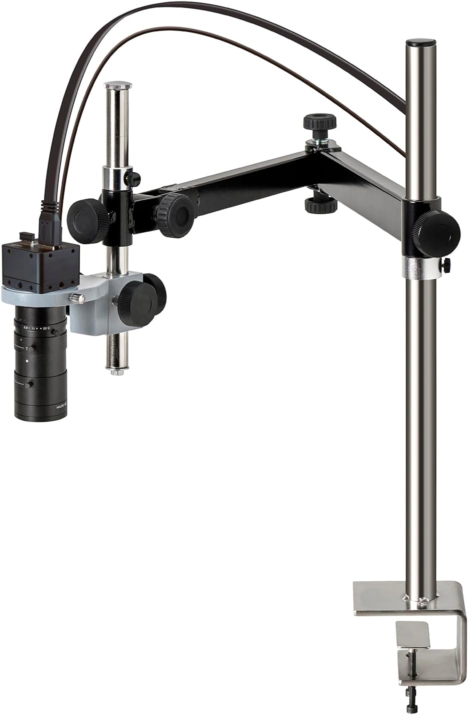 Hozan L-KIT1139 Microscope (for Monitors) Magnification 95-570x Zoom Lens