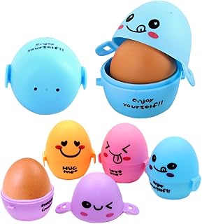 Egg Holder Box Lightweight Leakproof Cartoon | Camping Egg Storage Box for School Commuting Gym Kitchen Travel Refrigerator Kids Students Girls Teens