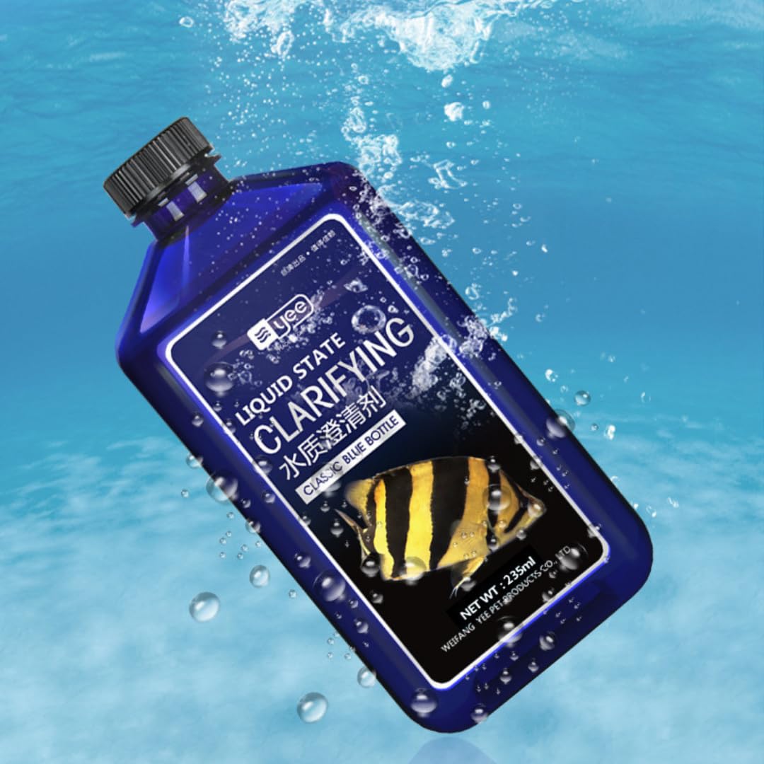 VAYINATO® Aquarium Fish Tank Water Clarifier | Quick Results | Makes Aquarium Fish Tank Crystal Clean in 12 Hrs | 235ML by Petzlifeworld