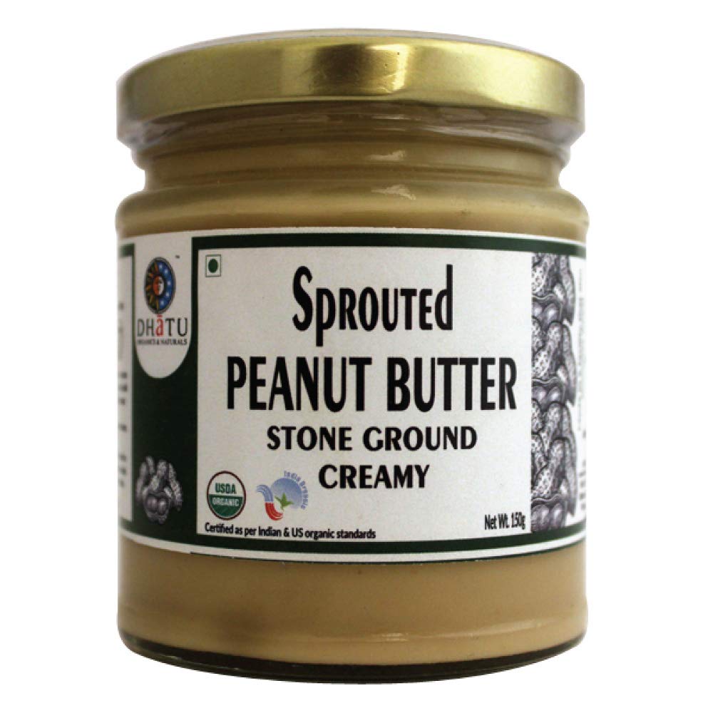 Dhatu Organics Sprouted Peanut Butter, 175 g (B078K7ZZP3) Amazon Price History, Amazon Price Tracker